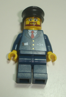 Lego F72260 figurka Train trn223 - železničář POUŽITÉ