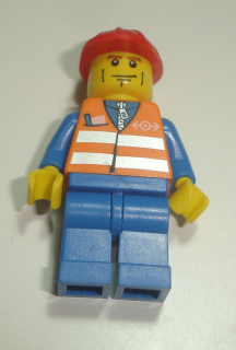 Lego F72269 figurka Train trn231 - železničář POUŽITÉ