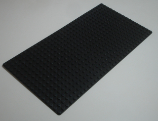 Lego 210280-2 (3857) deska, podložka černá 16x32 (lehce promáčklé 2 piny viz foto) 1 ks POUŽITÉ