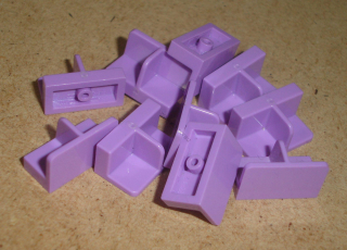 Lego 605540-X (93095) panel 1x2x1 10 ks POUŽITÉ