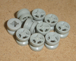 Lego 639480-X (4624) kolo, kolečko 8 mm 10 ks POUŽITÉ