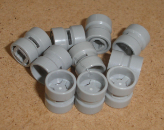 Lego 639540-X (30027b/74967) kolo, kolečko 8 mm (disk) 10 ks POUŽITÉ