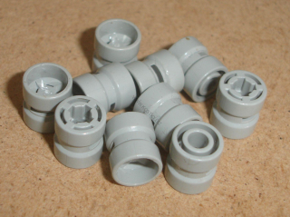 Lego 639545-X (30027b/30027a) kolo, kolečko 8 mm (disk) 10 ks POUŽITÉ