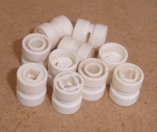 Lego 639580-X (30027b/30027a/74967) kolo, kolečko 8 mm (disk) 10 ks POUŽITÉ