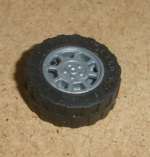 Lego 635620 (93593, 92409) kolo 11mm D. x 6mm a s gumou 17.5mm D. x 6mm POUŽITÉ