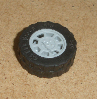 Lego 635625 (93593, 92409) kolo 11mm D. x 6mm a s gumou 17.5mm D. x 6mm POUŽITÉ