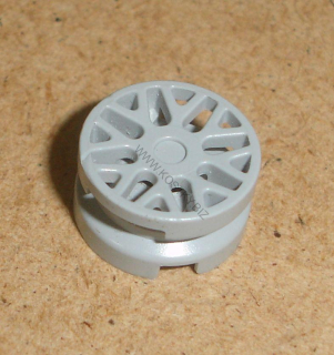 Lego 639680 (93595) kolo (disk) 11mm D. x 6mm bez gumy 1 ks POUŽITÉ