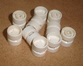 Lego 639845-X (6014b) kolo (disk) 11mm D. x 12mm 10 ks POUŽITÉ