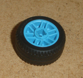 Lego 635875 (11208, 11209) kolo 14mm D. x 9.9mm s pneu 21 x 9.9 1 ks POUŽITÉ