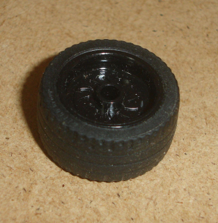 Lego 636025 (18976, 18977) kolo 18mm D. x 12mm s pneu 24 x 12 1 ks POUŽITÉ