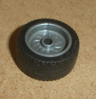 Lego 636030 (18976, 18977) kolo 18mm D. x 12mm s pneu 24 x 12 1 ks POUŽITÉ