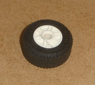 Lego 636495 (55981, 58090 / 6578) kolo 18mm D. x 14mm s dírou pro velký pin a s pneu 30.4 x 14 POUŽITÉ