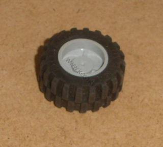 Lego 636285 (30285, 30391 / 92402) kolo 18mm D. x 14mm s gumou 30.4 x 14 1 ks POUŽITÉ