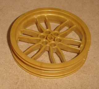 Lego 641395 (88517)  kolo (disk) 75mm D. x 17mm (motorka) 1 ks POUŽITÉ