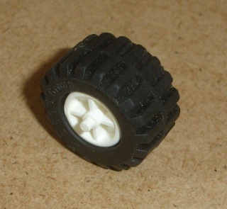 Lego 637855 (30190, 6015) kolo pro trojkolku (motorku) s pneu 21mm D. x 12mm 1 ks POUŽITÉ
