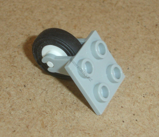 Lego 647321 (2415, 3464, 3139 / 59895) díl na letadlo podvozek s kolem (white) POUŽITÉ
