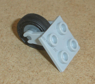 Lego 647305 (2415, 3464, 3139 / 59895) díl na letadlo podvozek s kolem (dbg) POUŽITÉ