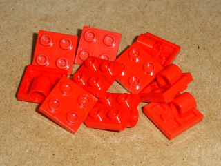 Lego 259625-X (2444) destička speciální 2x2, s dírou pro velký pin 10 ks POUŽITÉ