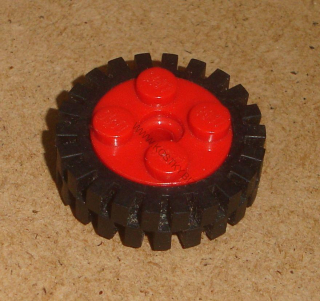 Lego 637928 (4259, 3843) kolo Freestyle s gumou 24mm D. x 8mm 1 ks POUŽITÉ