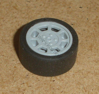 Lego 635605 (93593, 50945) kolo 11mm D. x 6mm a s gumou 14mm D. x 6mm POUŽITÉ