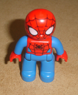 Lego Duplo D81592-2 (47394pb192) figurka Spider-Man (částečně smazaný potisk na hlavě viz foto) POUŽITÉ