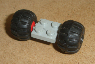 Lego 635080 (122c01, 4288) náprava s 2 koly POUŽITÉ