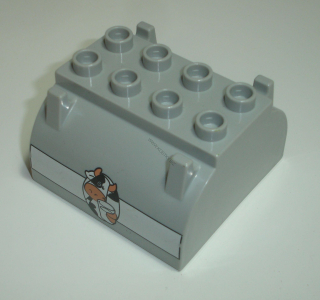 Lego Duplo D40399 (59684pb02) cisternový kontejner na mléko (horní část) POUŽITÉ