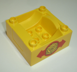 Lego Duplo D40752 (98456pb03) kabina vlaku (jeřábu) žlutá 1 ks POUŽITÉ