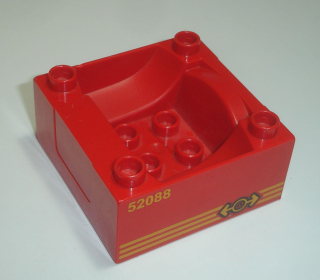 Lego Duplo D40755 (51547pb06) kabina vlaku červená 1 ks POUŽITÉ
