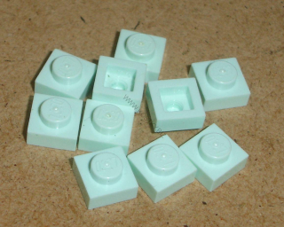 Lego 200115-X (3024) destička, podložka 1x1 10 ks POUŽITÉ