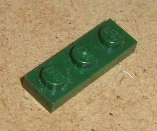 Lego 200765 (3623) destička, podložka 1x3 1 ks POUŽITÉ