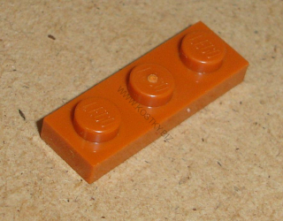 Lego 200770 (3623) destička, podložka 1x3 1 ks POUŽITÉ