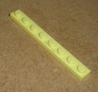 Lego 201485 (3460) destička, podložka 1x8 1 ks POUŽITÉ