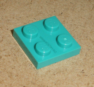 Lego 201995 (3022) destička, podložka 2x2 1 ks POUŽITÉ
