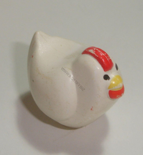 Lego Duplo D00703-2 (duphenoldpb01) kohoutek (stavi viz foto, zežloutlé) POUŽITÉ