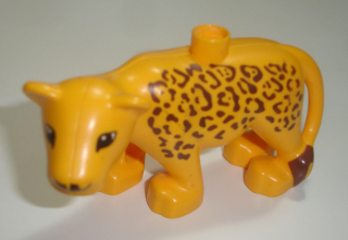 Lego Duplo D00720-4 (8435pb01) leopard (lehce smázlý čumák viz foto) POUŽITÉ