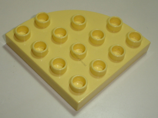 Lego Duplo D20151 (98218) deska, destička 4x4 čtvrthruh sv. zelená POUŽITÉ