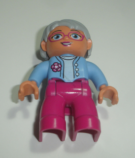 Lego Duplo D80686 (47394pb173a) figurka babička NOVÉ