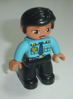 Lego Duplo D80737 (47394pb262) figurka žena - policie POUŽITÉ