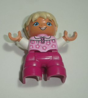 Lego Duplo D80866 (47205pb028a) figurka dítě holčička POUŽITÉ