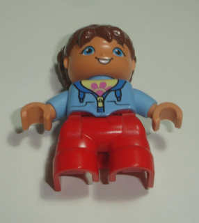 Lego Duplo D80889 (47205pb030a) figurka dítě holčička POUŽITÉ