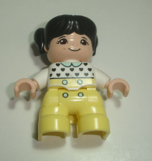 Lego Duplo D80852 (47205pb079) figurka dítě holčička POUŽITÉ