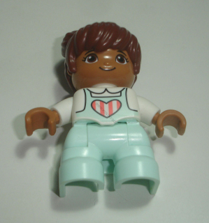 Lego Duplo D80853 (47205pb072) figurka dítě holčička POUŽITÉ