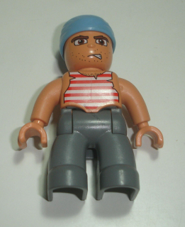 Lego Duplo D81566 (47394pb060) figurka pirát POUŽITÉ