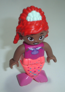 Lego Duplo D81231 (dupmermaid05) figurka mořská panna princezna Ariel POUŽITÉ