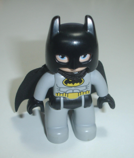 Lego Duplo D81581 (47394pb287, 68174) figurka Batman s černou maskou a pláštěm POUŽITÉ