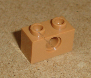 Lego 506540 (3700) technic kostka 1x2 1 ks POUŽITÉ