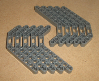 Lego 520405-X (32009) technic rameno 1x11.5 10 ks POUŽITÉ