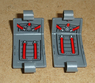 Lego 527826-X (24116) technic panel 3x5x3 s nálepkami 2 ks POUŽITÉ