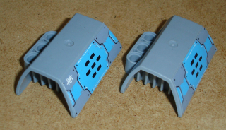 Lego 528266-X (61069) technic panel s nálepkami 2 ks POUŽITÉ
